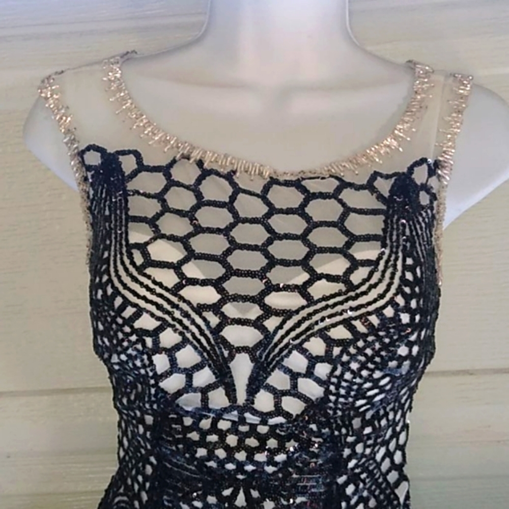 Val Stefani beaded dress Size 0 Association of Wedding Gown Specialists - Picture 6 of 12
